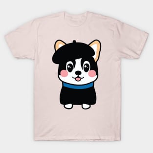 Cute corgi puppy kawaii art T-Shirt